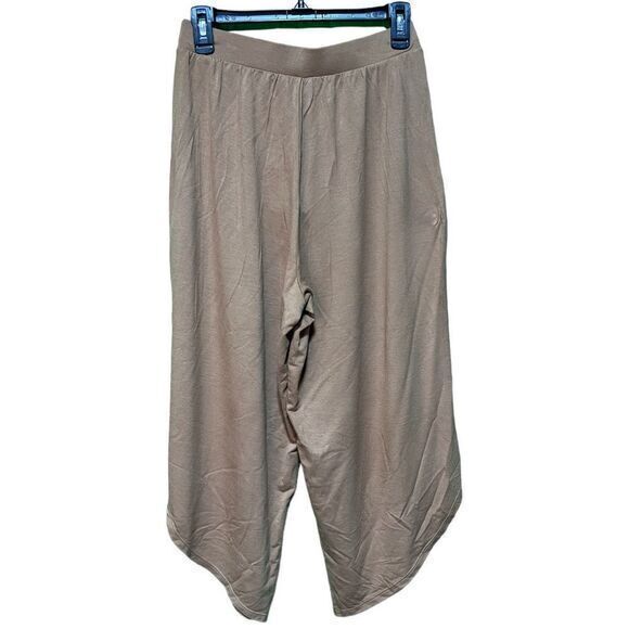 NWT Matilda Jane Women Crop Lounge Pants Wide Leg Pull-On‎ Brown Size Small - Picture 2 of 8